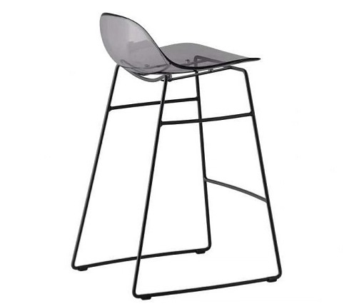 Barová židle Academy, transparentní plast, v.sedu 66 cm, CB2167