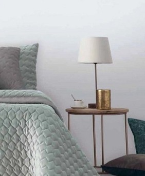 Přehoz na postel Naroa Verde, zelenkavý