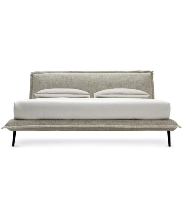 Čalouněná postel Fluff, látka, kůže, CS6087