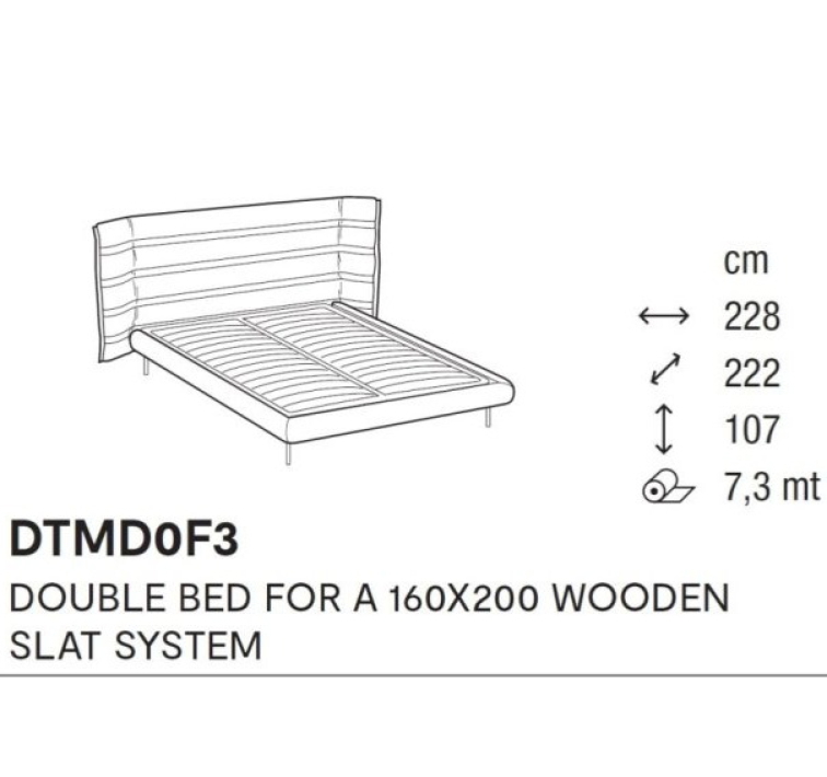 Čalouněná postel Monbed, včetně roštu 180x200 cm, CS6207