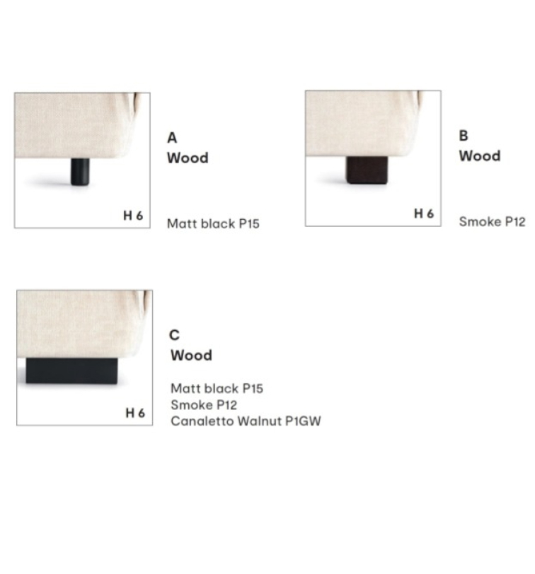 Čalouněná postel Softly, látka, CS6054