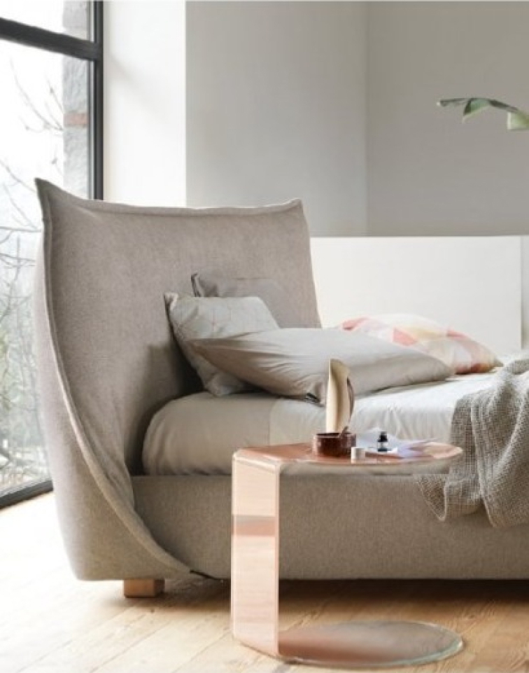 Čalouněná postel Softly, látka, CS6054