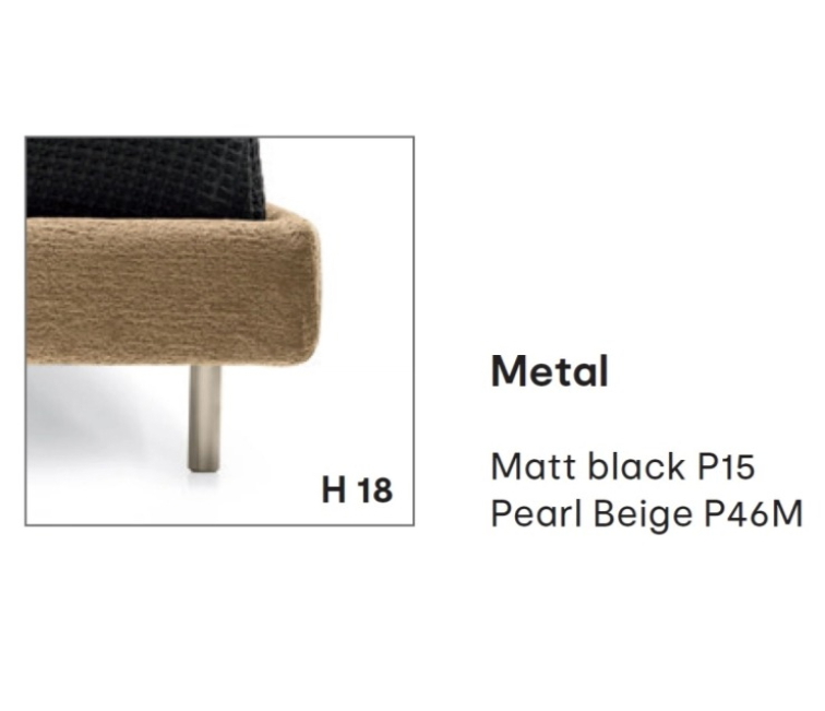 Čalouněná postel Jill, včetně roštu 180x200 cm, CS6206