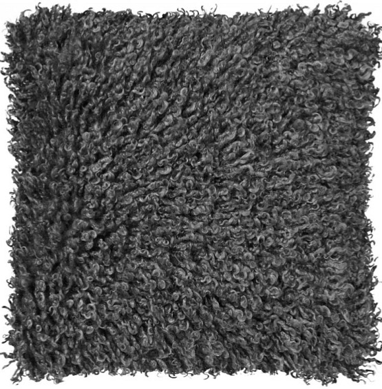 Polštář Wooly Grey, 45x45 cm, šedý