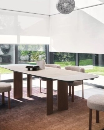 Oválný stůl Sandy, 163(203)(241)x100 cm, CS4156-S 165