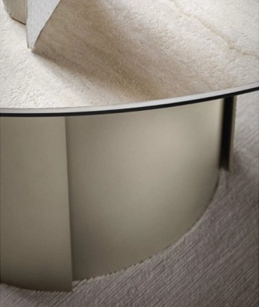 Kulatý stůl Yoroi, sklokeramika, Ø140 cm, CS4150-FD