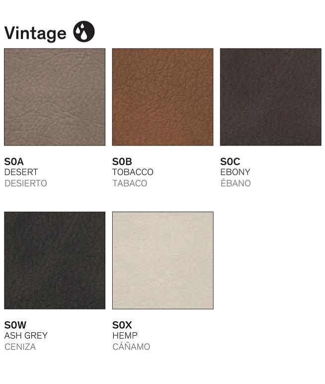 Židle Sophia, kov, umělá kůže Vintage, CS1890-V