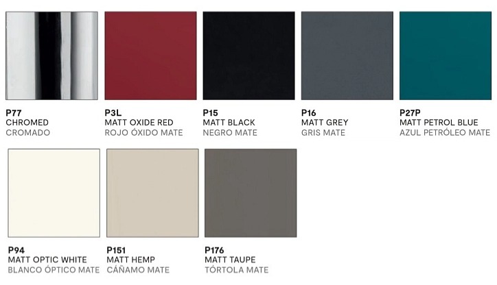 Židle Basil, plast, kov, CS1359