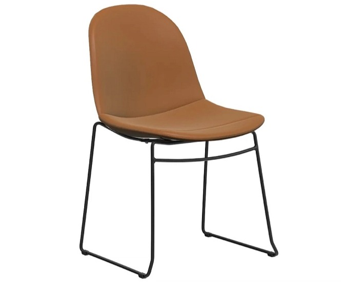 Jídelní židle Academy, kov, umělá kůže Ekos, CB1696-N