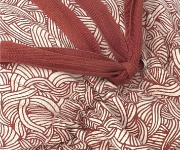 Úložný pytel Cris Red, dárkový, 45x30 cm