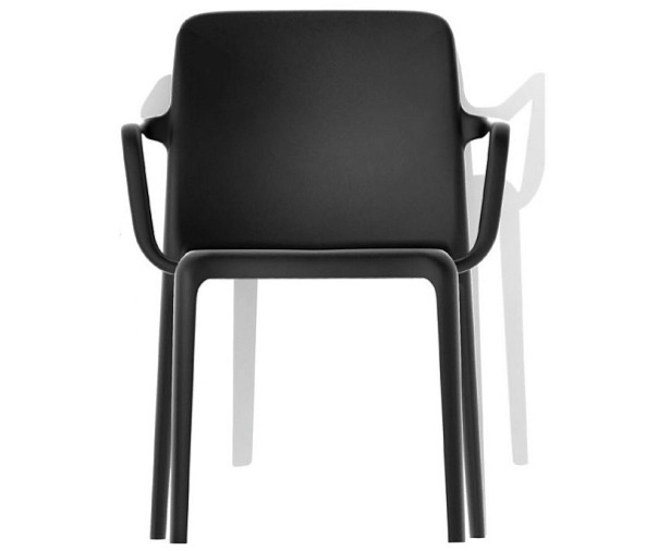 Jídelní židle Bayo s područkami, plast, CB2119