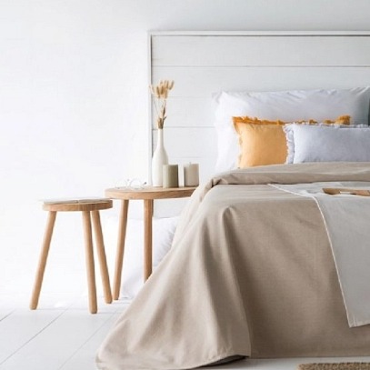 Lehký přehoz Kasia Lino, béžový