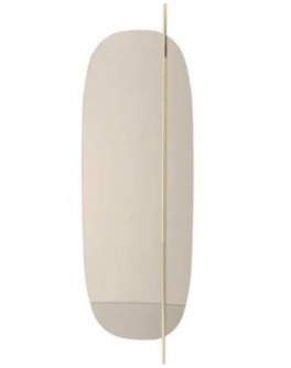 Oválné zrcadlo Vanity, 190x60 cm, CS5111-G
