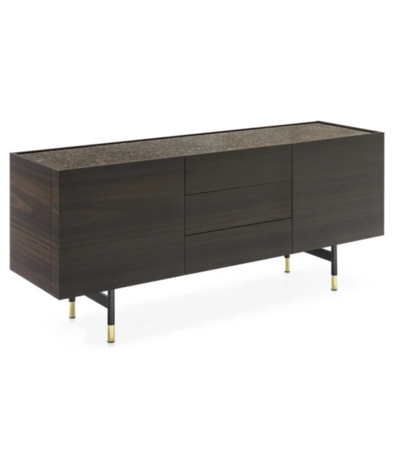 Dřevěná komoda Horizon, 3 dveře, CS6017-4B