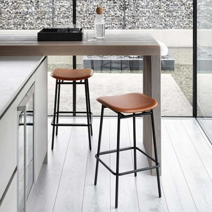 Barová židle Fifties, kov, variabilní potah, v.65 cm, CS2006-MTO