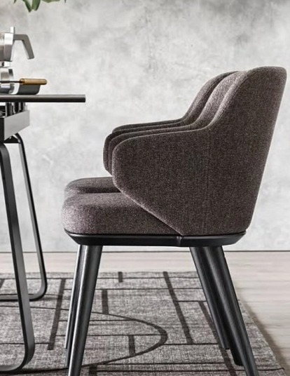 Židle s područkami Foyer, dřevo, variabilní potah, CS2000-MTO