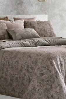 Přehoz Arely Rose 250x270 cm, starorůžový, se 2 povlaky polštářů