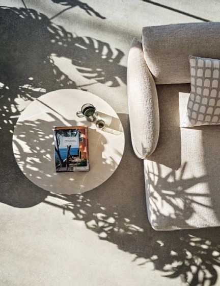 Kulatý stolek Sandy, Ø90 cm, CS5153-B