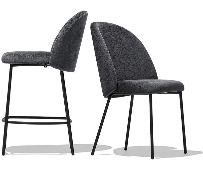 Barová židle Tuka Mid, výška sedu 65 cm, CB2184