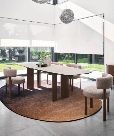 Oválný stůl Sandy, 163(203)(241)x100 cm, CS4156-S 165