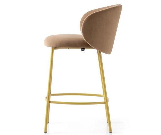 Barová židle Tuka, kov, výška sedu 76 cm, CB1996