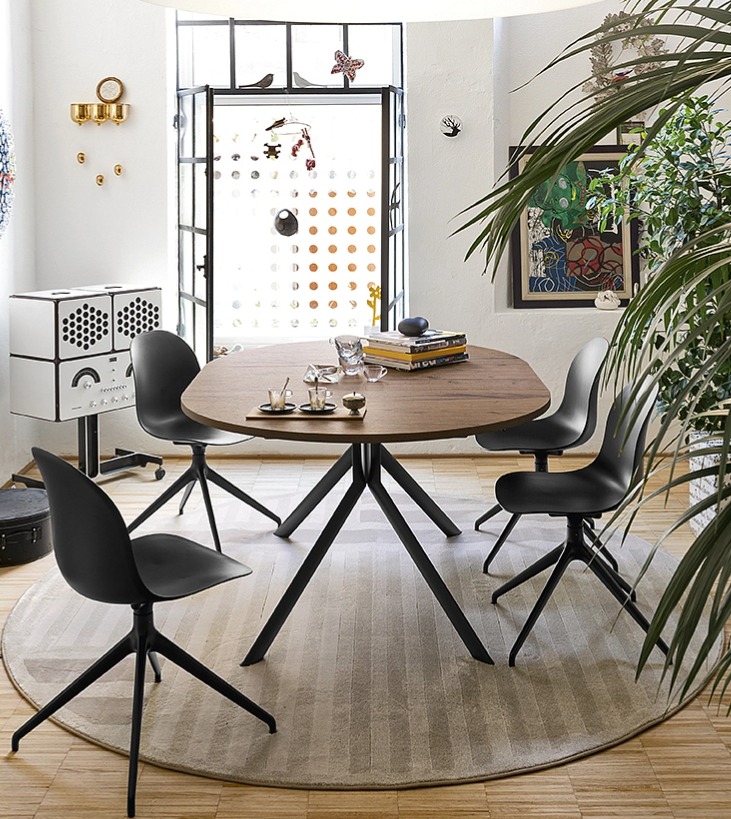 Otočná židle Academy, kov, umělá kůže Ekos, CB1694 180