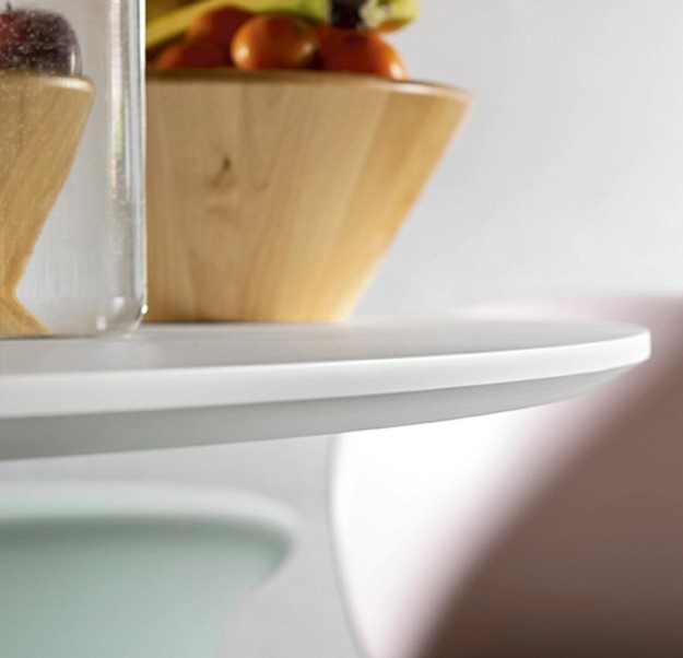 Kulatý stůl Planet, dřevo, CB4005-RD W