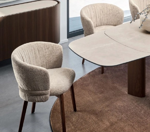 Židle s područkami Vanilla, dřevo, CS2238