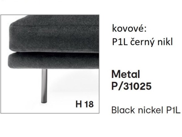 Modulární pohovka Mies, 222 cm, CS3398