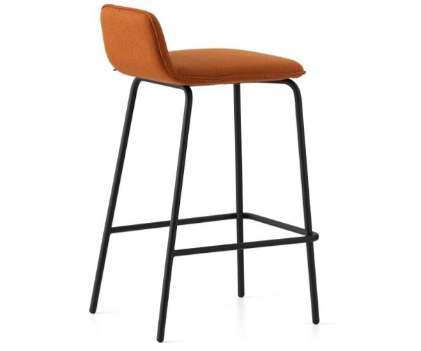 Barová židle Riley Soft, kov, výška sedu 66 cm, CB2110-A