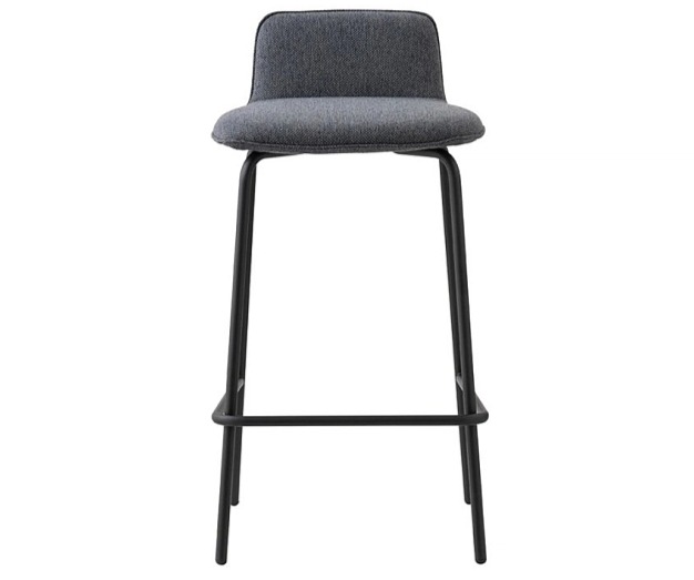 Barová židle Riley Soft, kov, výška sedu 76 cm, CB2116-A