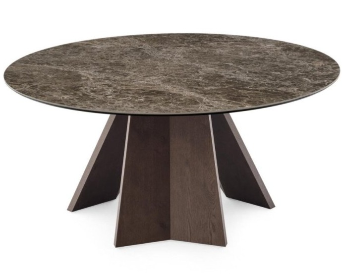 Kulatý stůl Icaro, O160, sklokeramika, CS4113-RD 160C