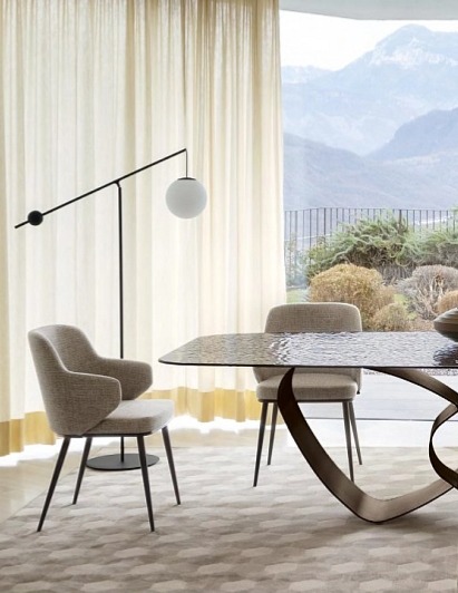 Židle s područkami Foyer židle, kov, látka, CS1898