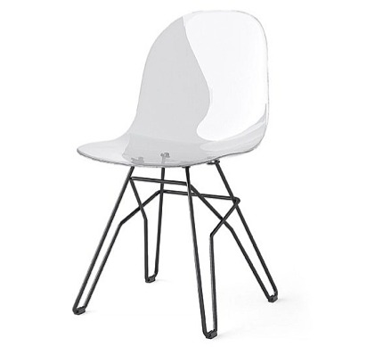 Jídelní židle Academy, transparetní, CB2171
