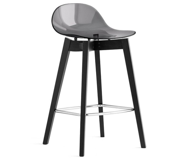 Barová židle Academy, plast, dřevo, v.sedu 66 cm, CB2165