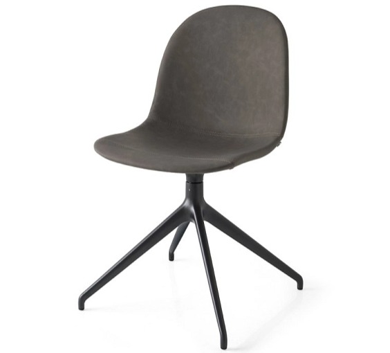 Otočná židle Academy, kov, umělá kůže Vintage, CB1694 180