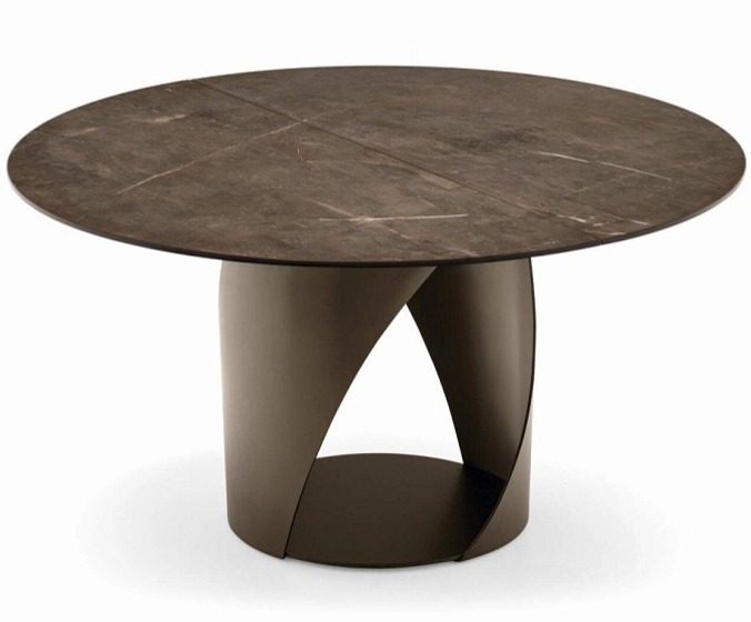 Kulatý stůl Cyclone, rozkládací, 140(190)x140 cm, CS4155-D 140