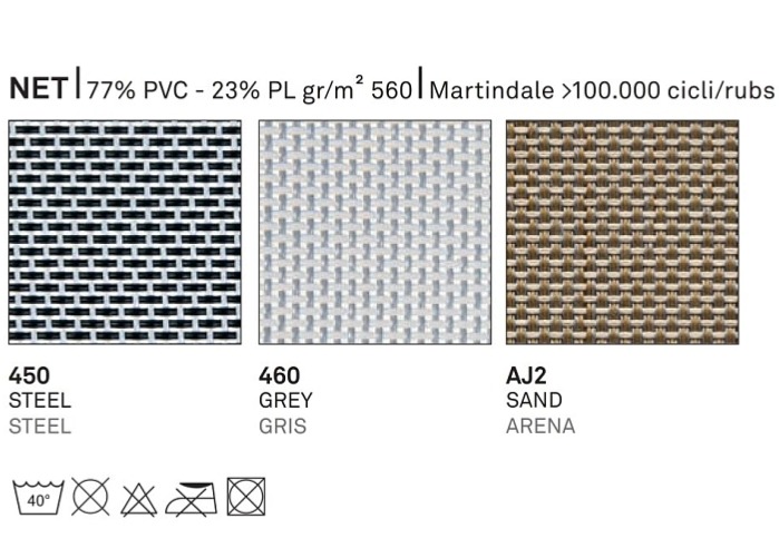 Jídelní židle Air High, kov, síť, CB1069