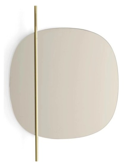 Oblé zrcadlo Vanity, 90x65 cm, CS5111-P