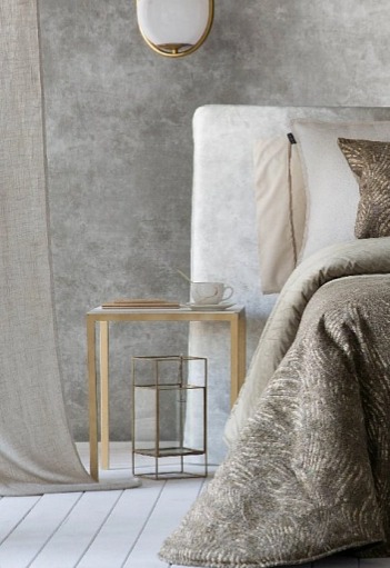 Přehoz Arely Taupe, šedohnědý, sada se 2 povlaky na polštáře 70x50 cm