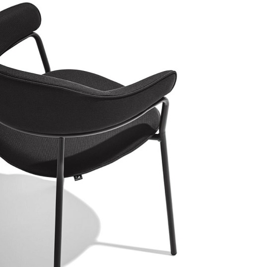 Židle s područkami Signorina, kov, um.kůže, CB2111-V