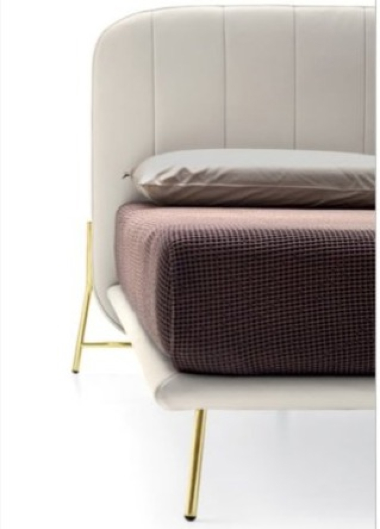 Vzdušná postel Le Marais, látka, kůže, CS6097