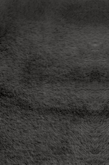 Polštář Fluffy, umělá kožešina, šedý, 60x40 cm