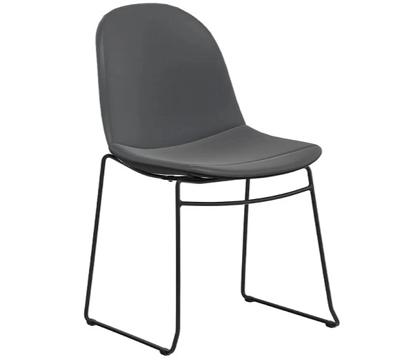 Jídelní židle Academy, kov, umělá kůže Ekos, CB1696-N