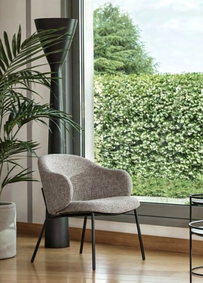 Křeslo s područkami Holly, kov, CS3417 1300 - MTO