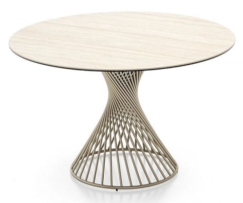 Kulatý stůl Vortex, sklokeramika, CS4108-FD