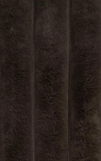 Hnědý pléd Wave Darkbrown, 120x180 cm