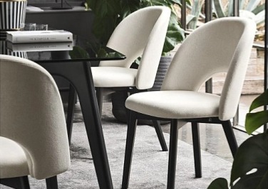 Křeslo Tuka, látka, dřevo, CB2113