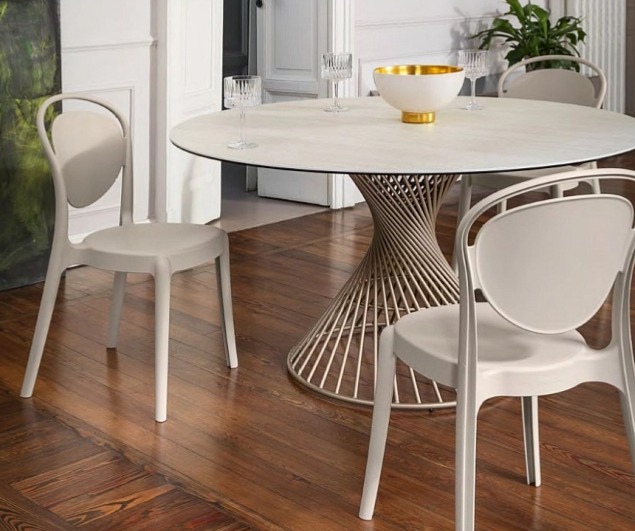 Stohovatelná židle Parisienne, plastová, transparentní, CS1263