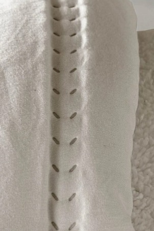 Hřejivý přehoz Hermes Lino, sada se 2 povlaky na polštář 70x50 cm